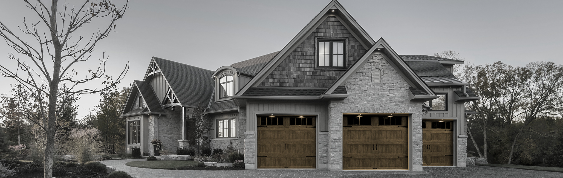 Modern garage door style